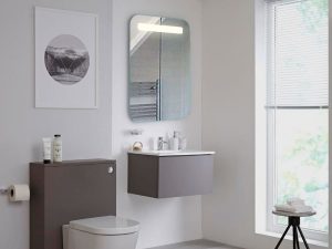 Zrkadlo VESTA s LED osvetlením 45 x 70 cm